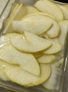 elaboración flor manzana